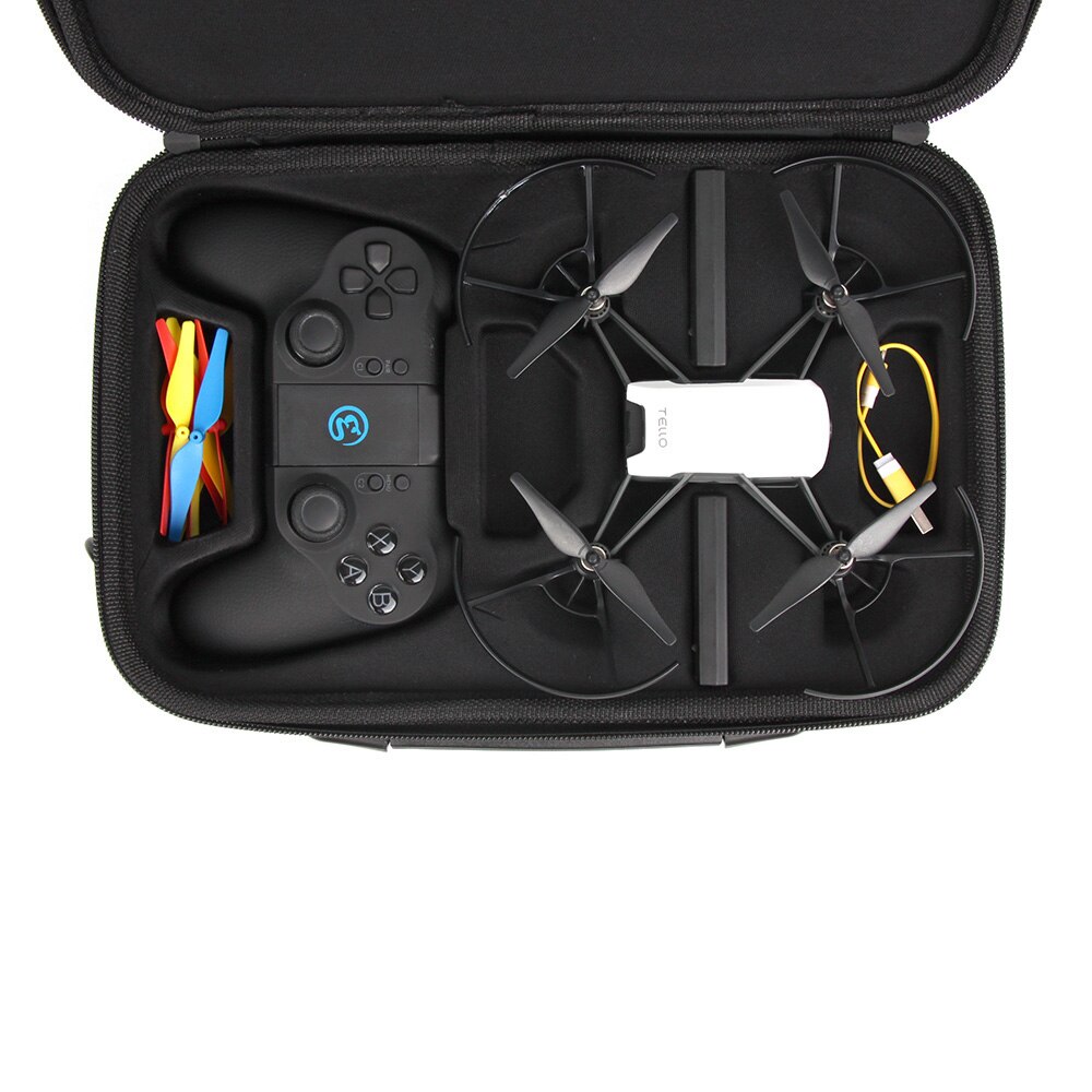 Dji tello drone kropp & fjärrkontroll kombinationsväska för dji tello drone och gamesir  t1d axelväska fodral skyddande handväska
