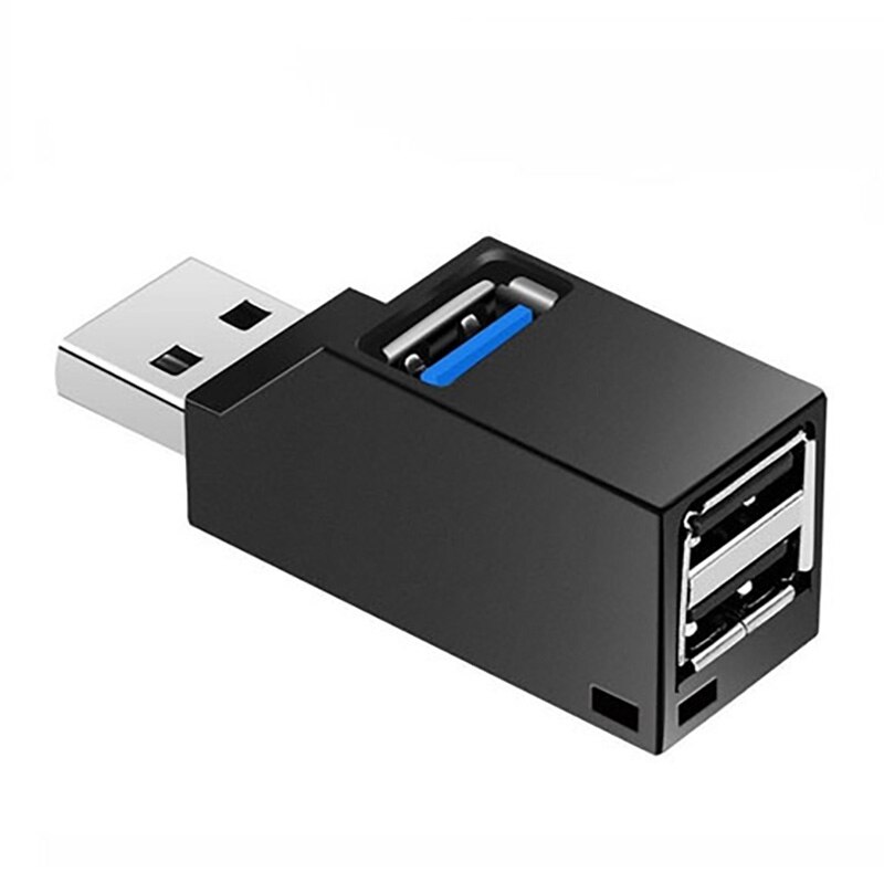 USB 3.0 Mini Splitter with One for Three, Suitable for PC Laptop High-Speed U Disk Reading