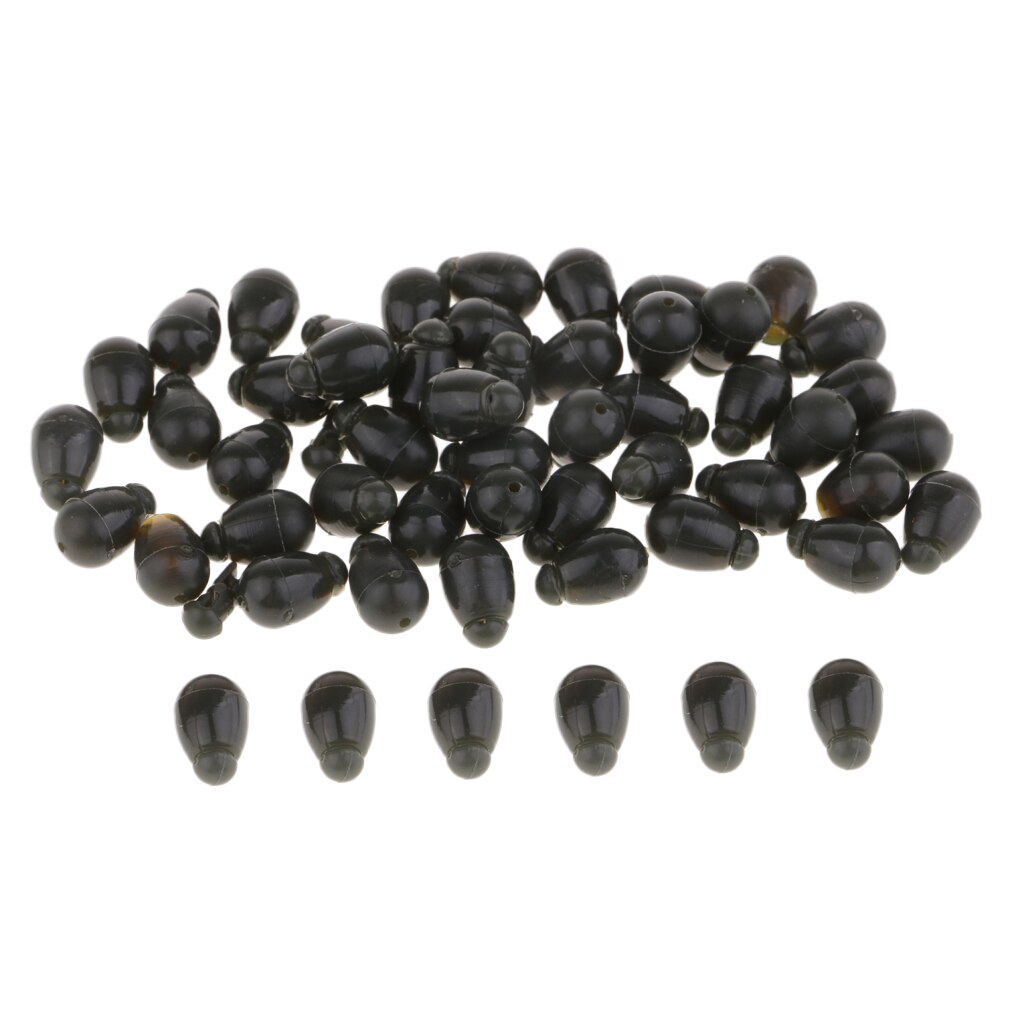 50Pcs Vissen Connectors Quick Change Kralen Voor Haak Links Methode Feeders