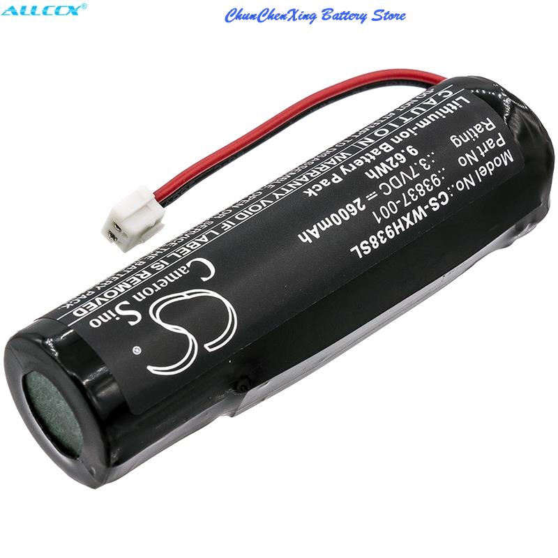 Cameron Sino 2600mah batterie pour WAHL noir furtif, Chrome, pince magique sans fil, Senior sans fil, Sterling 4,Super cône sans fil