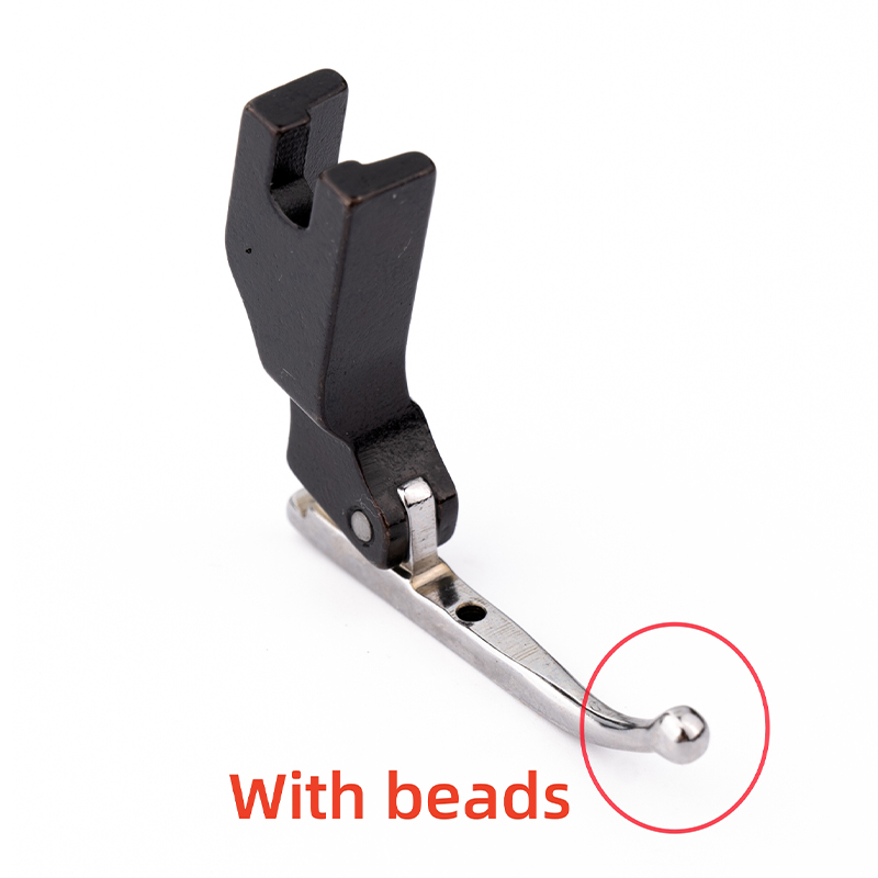 Accesorios para máquinas de coser, prensatelas especial con lentejuelas y cuentas, tela de cuentas para vestido de boda, prensatelas fijo sin cuentas a la: Gris claro