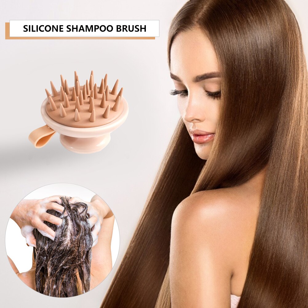 1Pc Shampoo Borstel Handheld Hoofdhuid Meridiaan Massage Borstel Douche Haar Kam Draagbare Shampoo Borstel Haarverzorging Kam