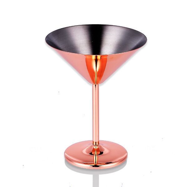 304 Roestvrij Staal Beker Cup Geschikt Voor Wijn, Champagne, Cocktial, Martini, Drankjes, Drank: Roze