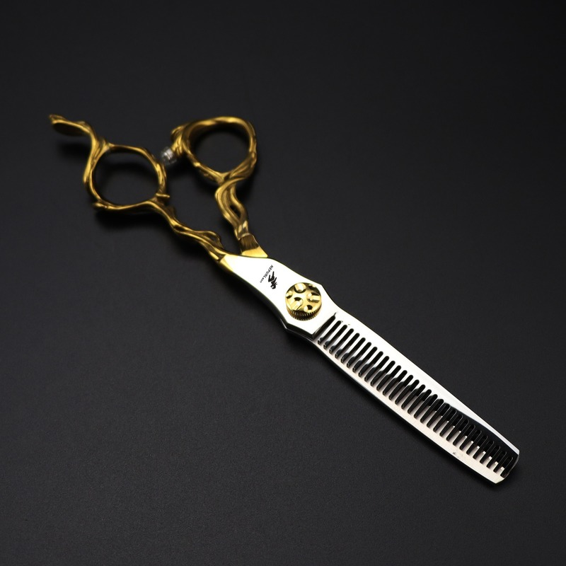 Nepurlson Professionele Kapper Kappersschaar Set voor Kapsalon 6 Inch Knipschaar Kapper Nagelschaar: green