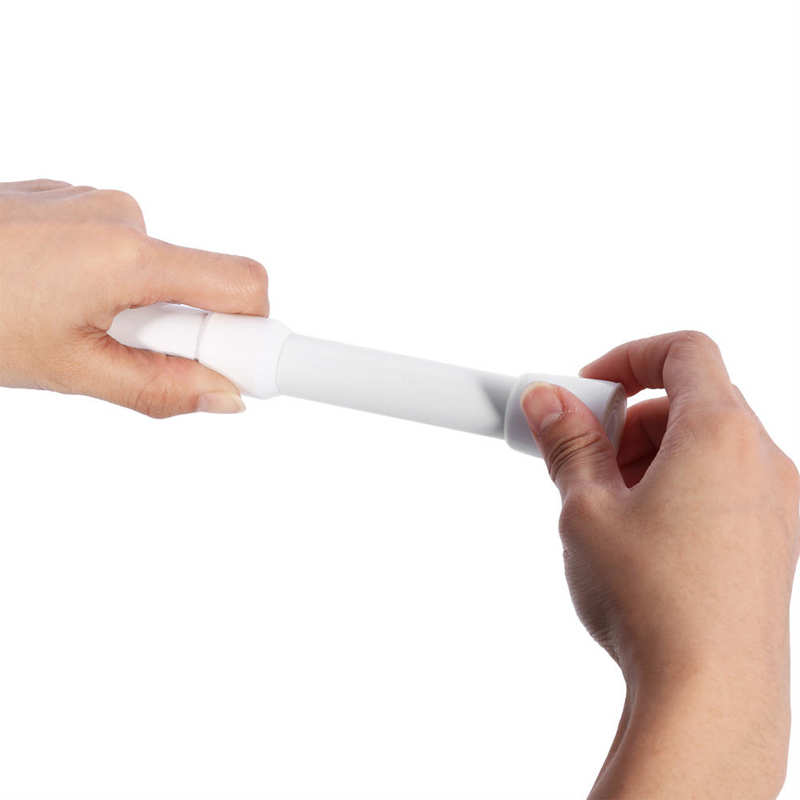 Uitschuifbare Lente Telescopische Gordijn Pole Rod Voor Douche Badkamer Gordijn Rail Geladen Pole Staaf Slaapkamer Keuken 85 ~ 150cm