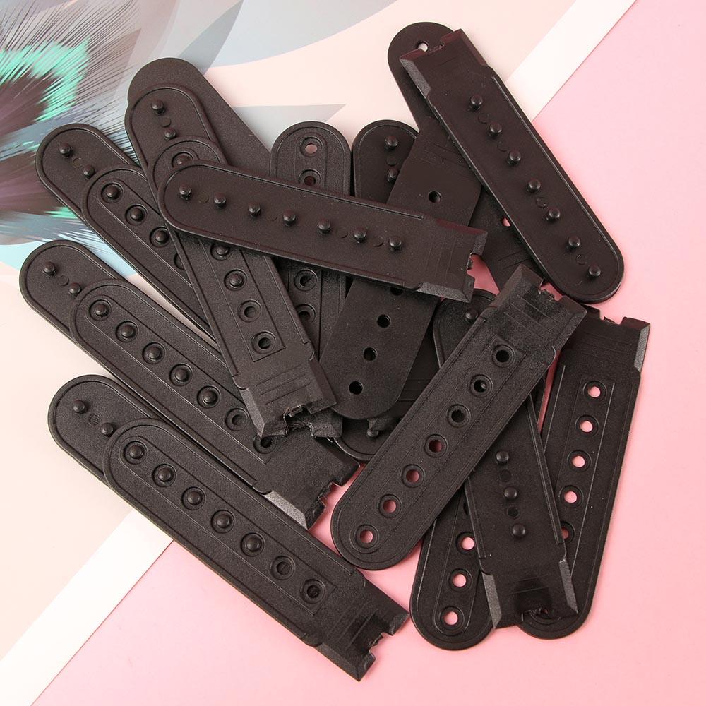 10Pcs Snapback Strap Vervanging Met 7 Gaten Kleurrijke Hoed Reparatie Sluiting Gesp Clip Extender Voor Baseball Cap Hoed Accessoires
