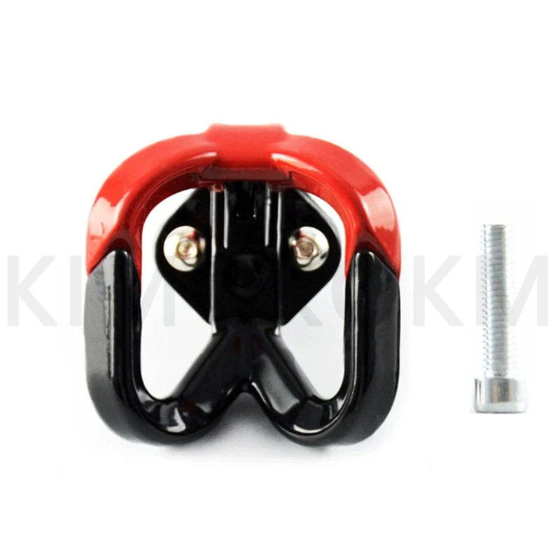 Aluminiumlegering Multifunctionele motorfietsaccessoires Motorhelment Hook Holder Handtas Hook Bagage Boodschappentas Hangers: Rood