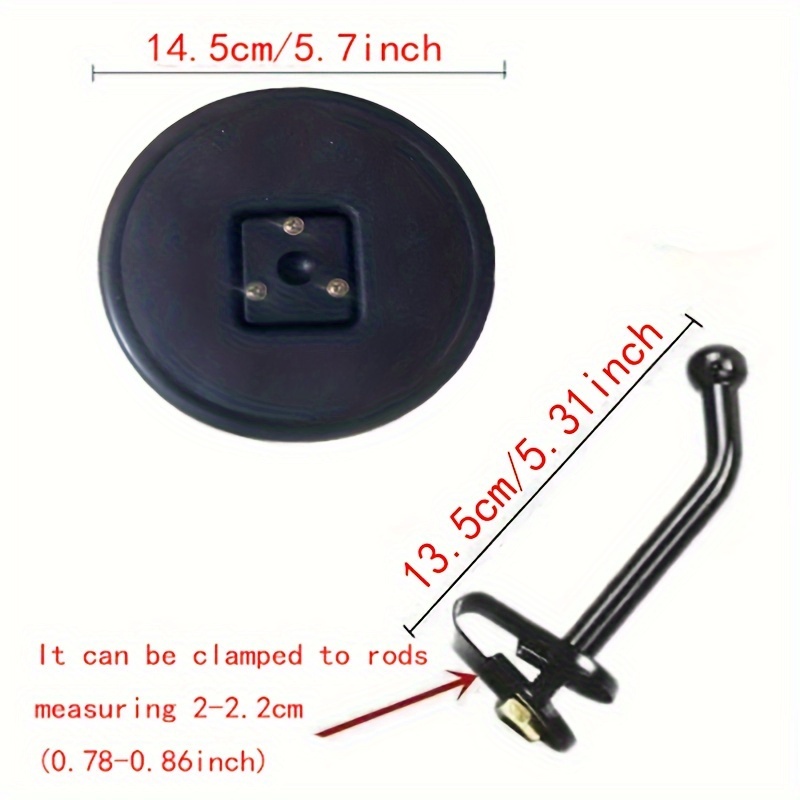 Bakspejl til lastbil med trehjulet cykel, konvekst spejl med stang, lille rundt spejl, ekstraspejl, nedre spejl med rundt spejl g