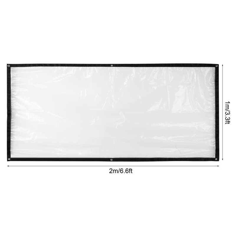 Plastic 1mx2m Rain Tarp Transparent Cover Shade Sail Garden Bonsai Succulent Plants Cover Clear Rain Tarp