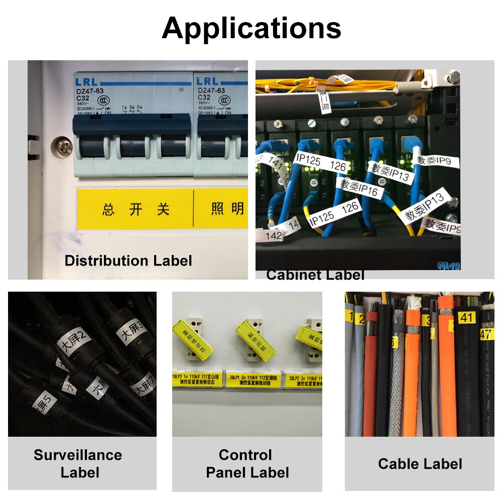 Supvan LP5120M Portable Wireless Label Printer Handheld Label Maker Industrial Labels Printer Printing Machine