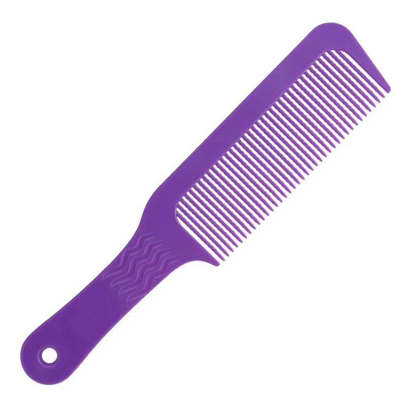 Carbon Antistatic Hairdressing Clipper Comb Anti Slide for: Purple
