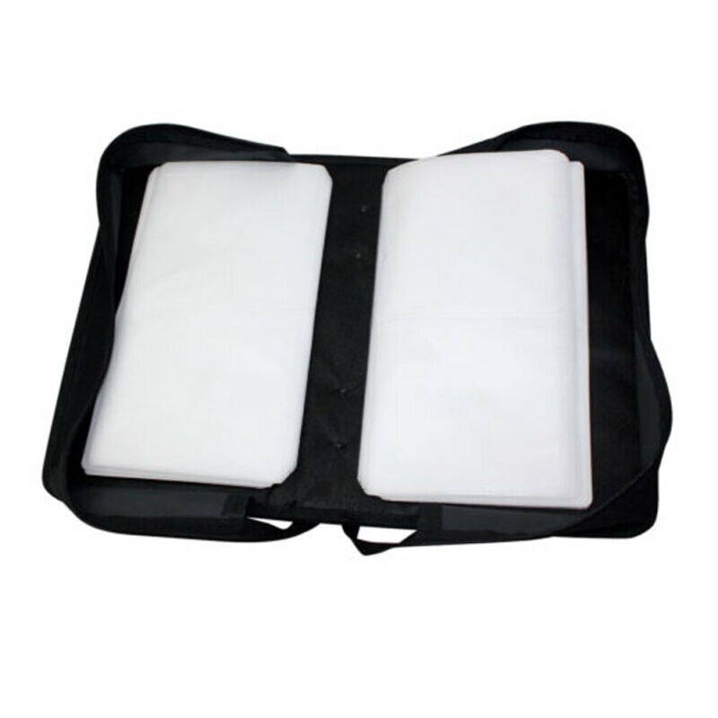 80 Pages Record Albumn Sleeve CD DVD Blu Ray Disc Carry Case Holder Storage Bag