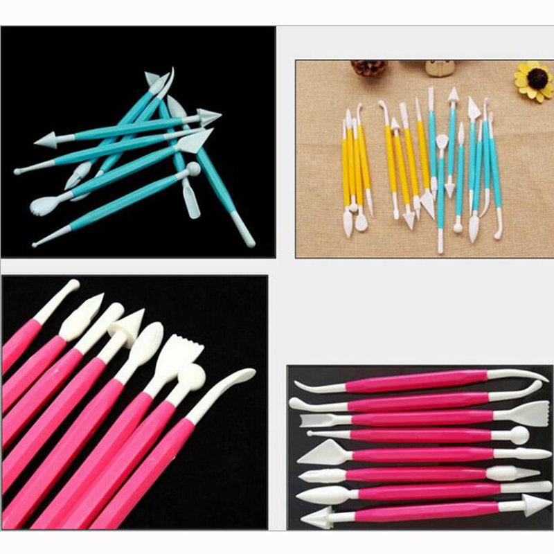 5pcs/set DIY Stainless Steel Fimo Polymer Clay Tools Slime Playdough Tool Sculpture Tools Toys For Clay Carving