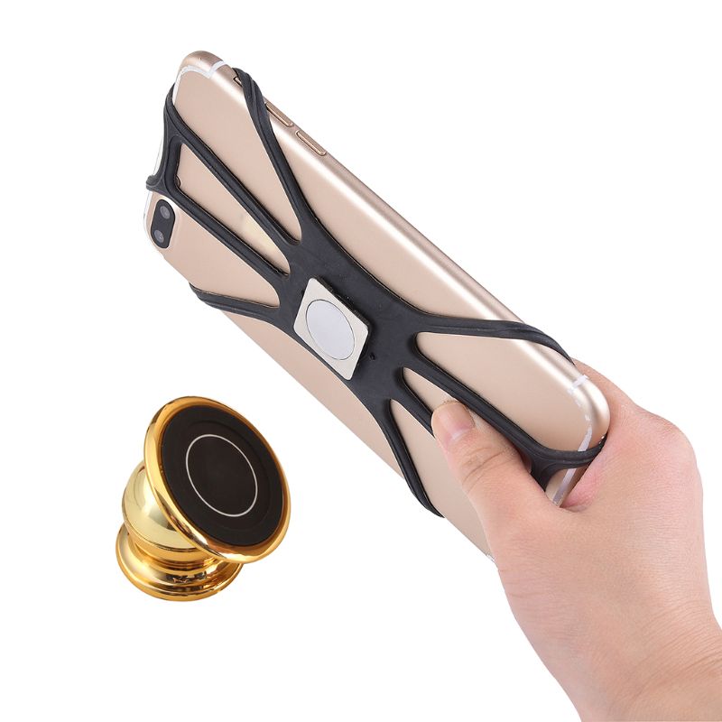 Staccabile Bracciale 4-6 pollici Cassa Del Telefono mobile Rotativo braccialetto Supporto Del Telefono M0XB