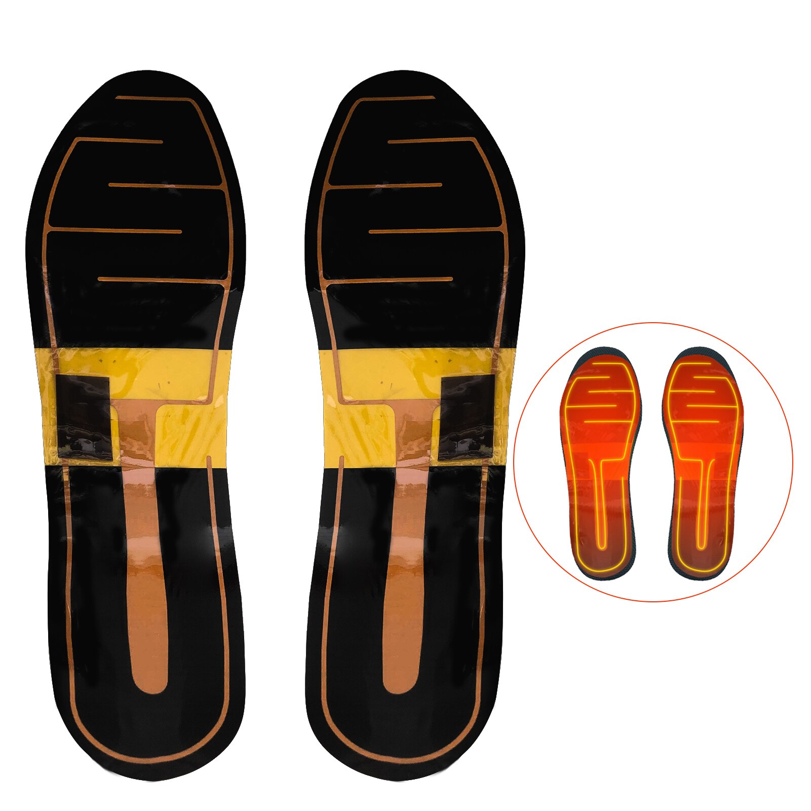 Heated Insoles Shoe Pad Flexible Waterproof Graphene Heating Sheet Winter Warmer Heating Pads Heated Shoes Sheet