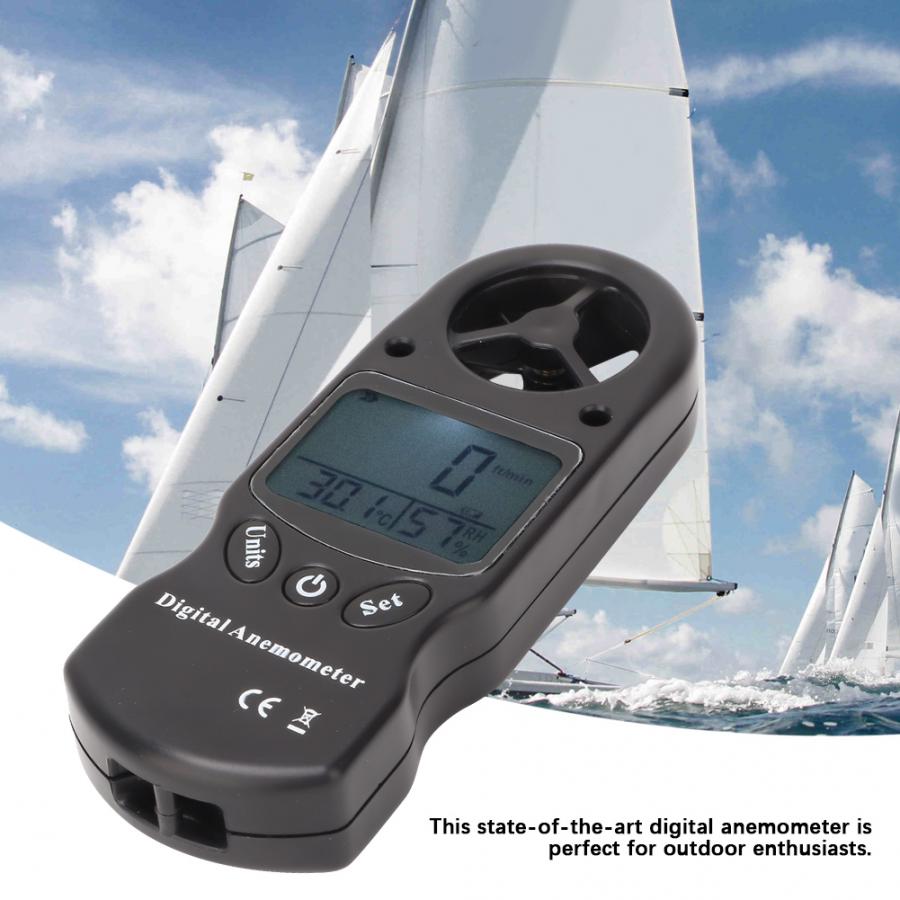 Digital Anemometer Wind Speed Meter Handheld Thermometer Hygrometer Anemometer wind speed temperature and humidity measurement
