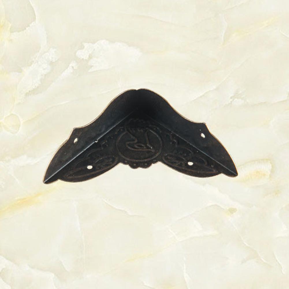 Antieke hoekbeschermer ijzeren wikkel antieke vier hoeken hoektafels bureaus sieradenbeschermers bescherm dozen dozen hoek r