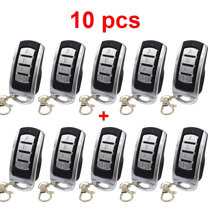 Gate Controle Sleutelhanger Garagedeur Afstandsbediening Duplicator 433.92Mhz 868.3Mhz Commander Opener Voor Vaste Rolling Code