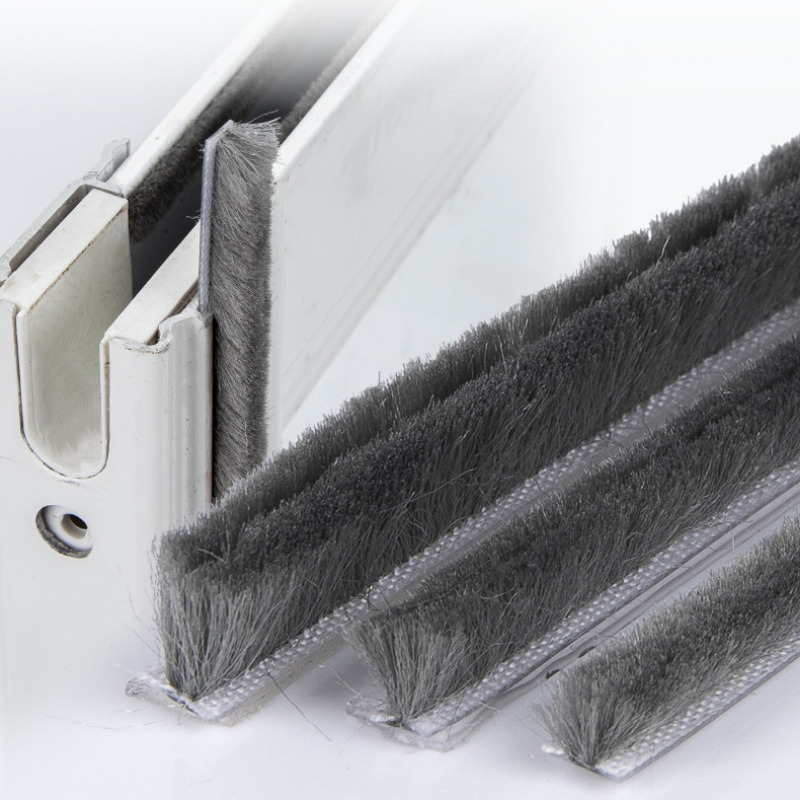 10 m, 5 mm x 8 mm,  aluminum sliding doors, windows, dustproof, brush sealing strips, sealing strips, draught excluders, sealing tape, door seals