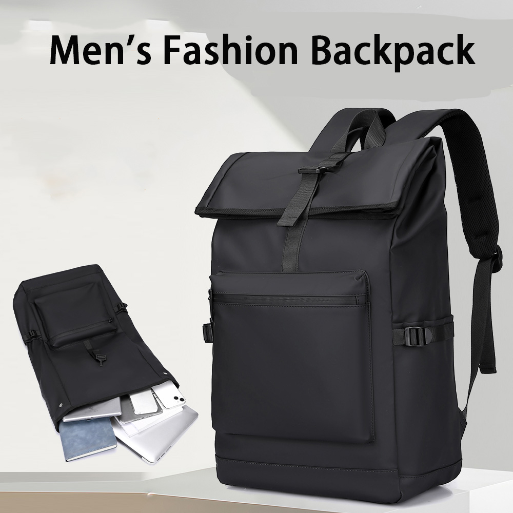 Mens Backpacks Large-capacity And Durable Oxford Men's Shoulder Bag Water-proof Expandable Neutral Style Travel Backpack