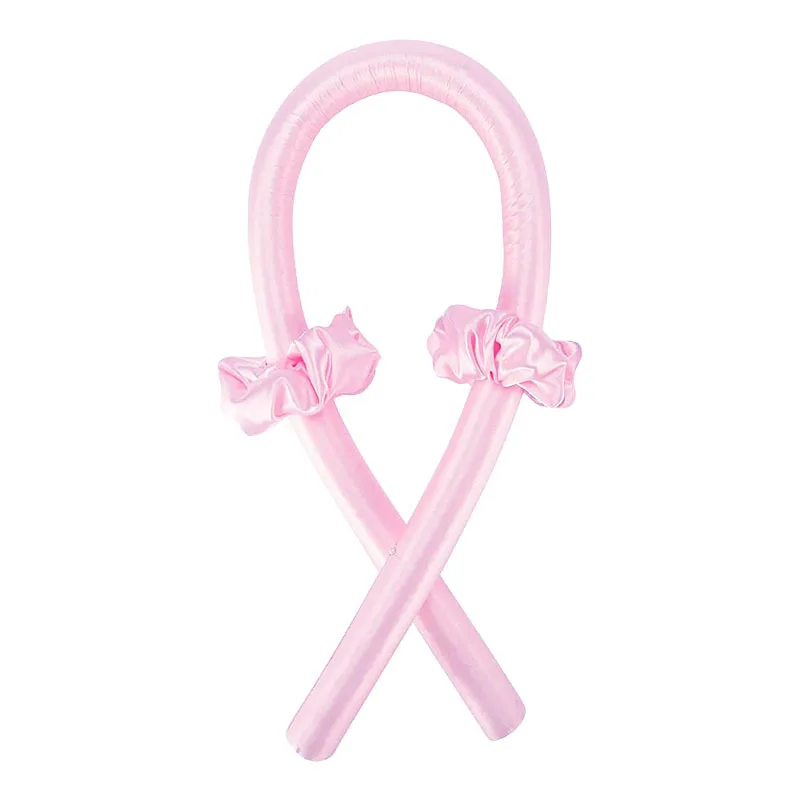 Heatless Curling Rod Hoofdband Geen Warmte Zijden Krullen Lint Haarrollers Slapen Zachte Hoofdband Luie Haarkrulspelden Haar Styling Tools: Donker Kaki