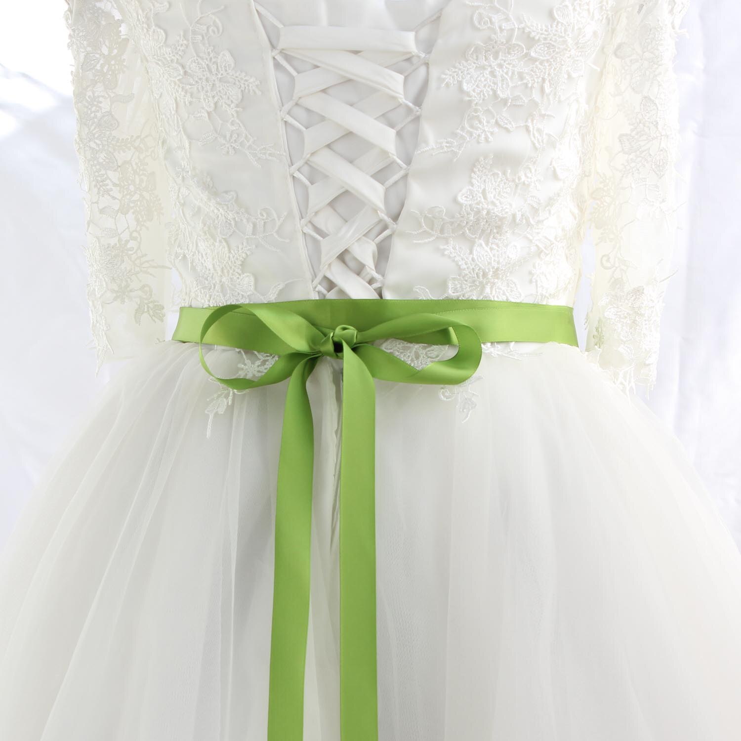 Braut gürtel hochzeit kleid gürtel damen gürtel abendkleid zubehör silber diamant brautjungfer gürtel hochzeit zubehör: Grün
