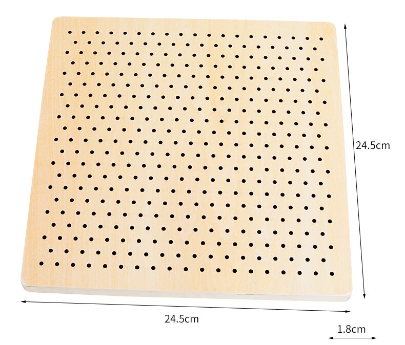 Holz Puzzle blöcke spielzeug Vielzahl pilz nagel Pixel malerei Holz pilz nagel Montage bord Baby intelligenz wachstum spielzeug