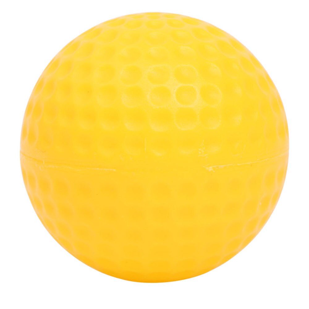 22 kpl kannettava golfpallo kestävä ja hyödyllinen ei-huokoinen pallo golf harjoituspallo golf harjoituspallo ulkona sisätiloihin: Keltainen