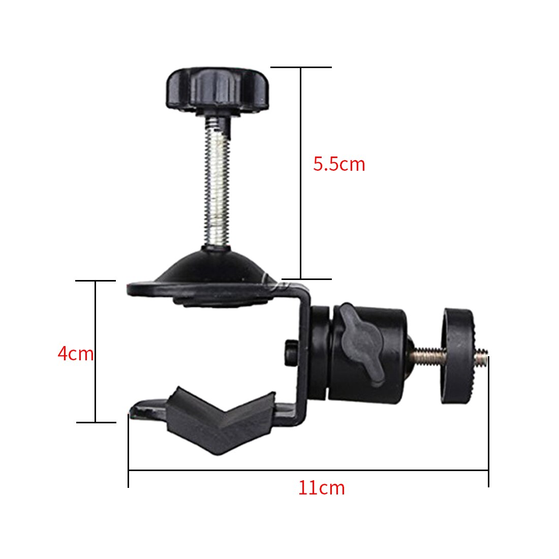 Universal- Aluminium Schreibtisch C Typ Kamera Schraube Klemme 360 Drehbare 1/4 &quot;Mini Ball Kopf Stativ für SLR-Licht halterung Stehen: Mittel Klemme Combo