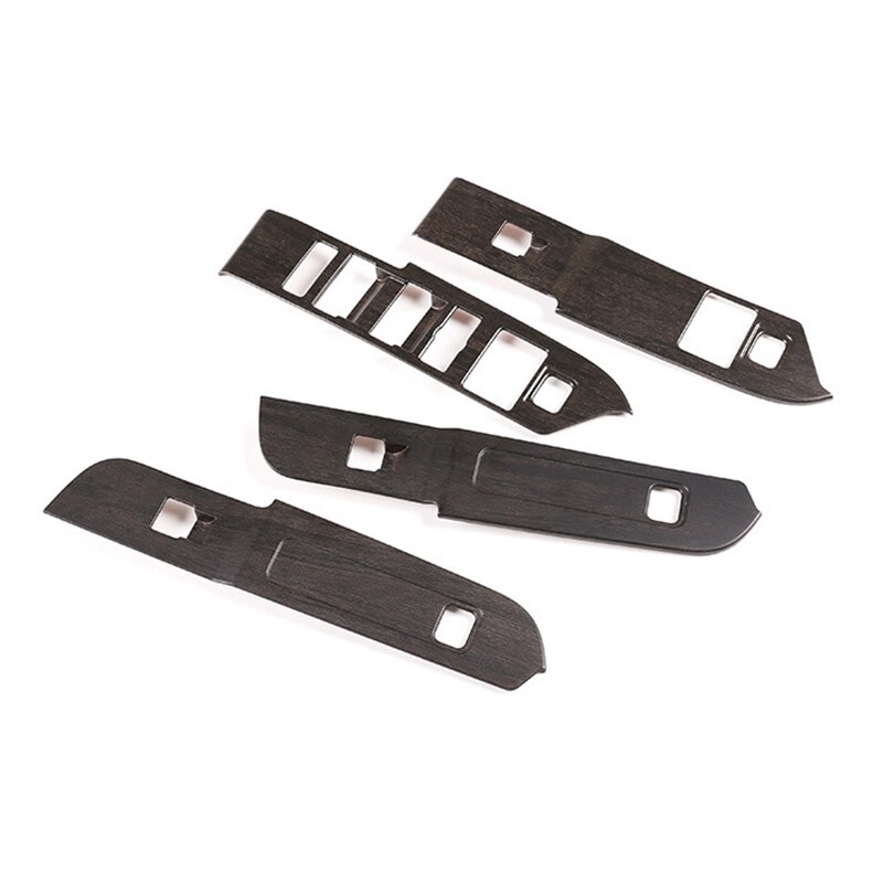Car Accessories for Land Rover Defender ABS Window Lift Switch Buttons Frame Cover Trim Stickers RHD