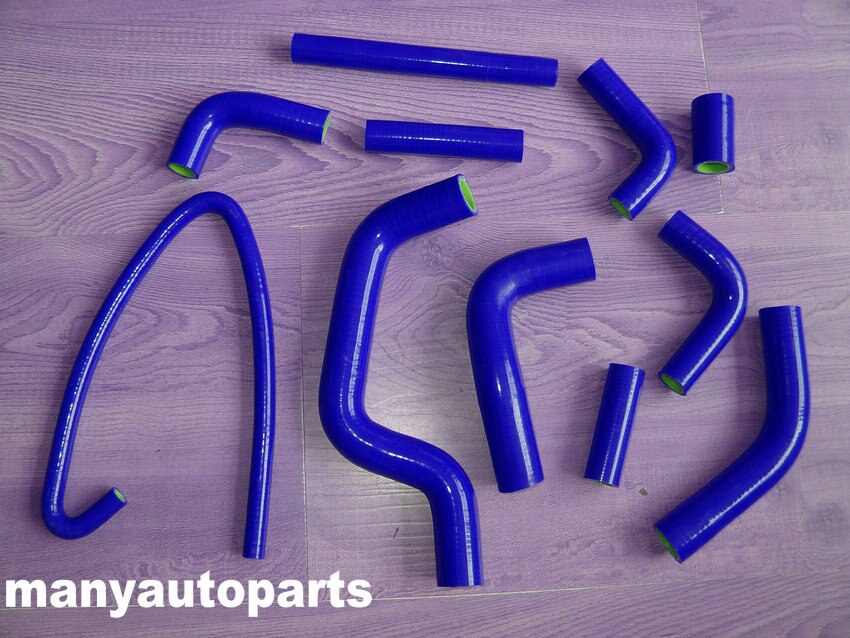 DUCATI MONSTER S4 2001-2002/S4R 2003 2007 SILICONE | Tuyau de refroidissement de radiateur noir