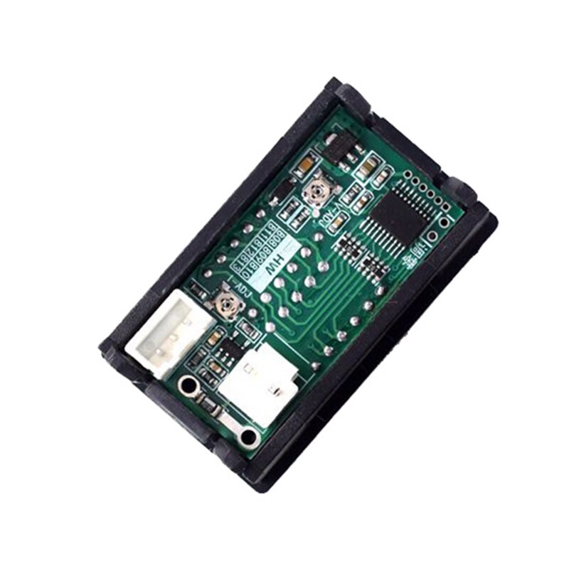 Am05-dc 0-100v 10a digital voltmeter amperemeter dobbelt display spændingsdetektor strømmåler panel amp volt måler 0.28 tommer rød rød