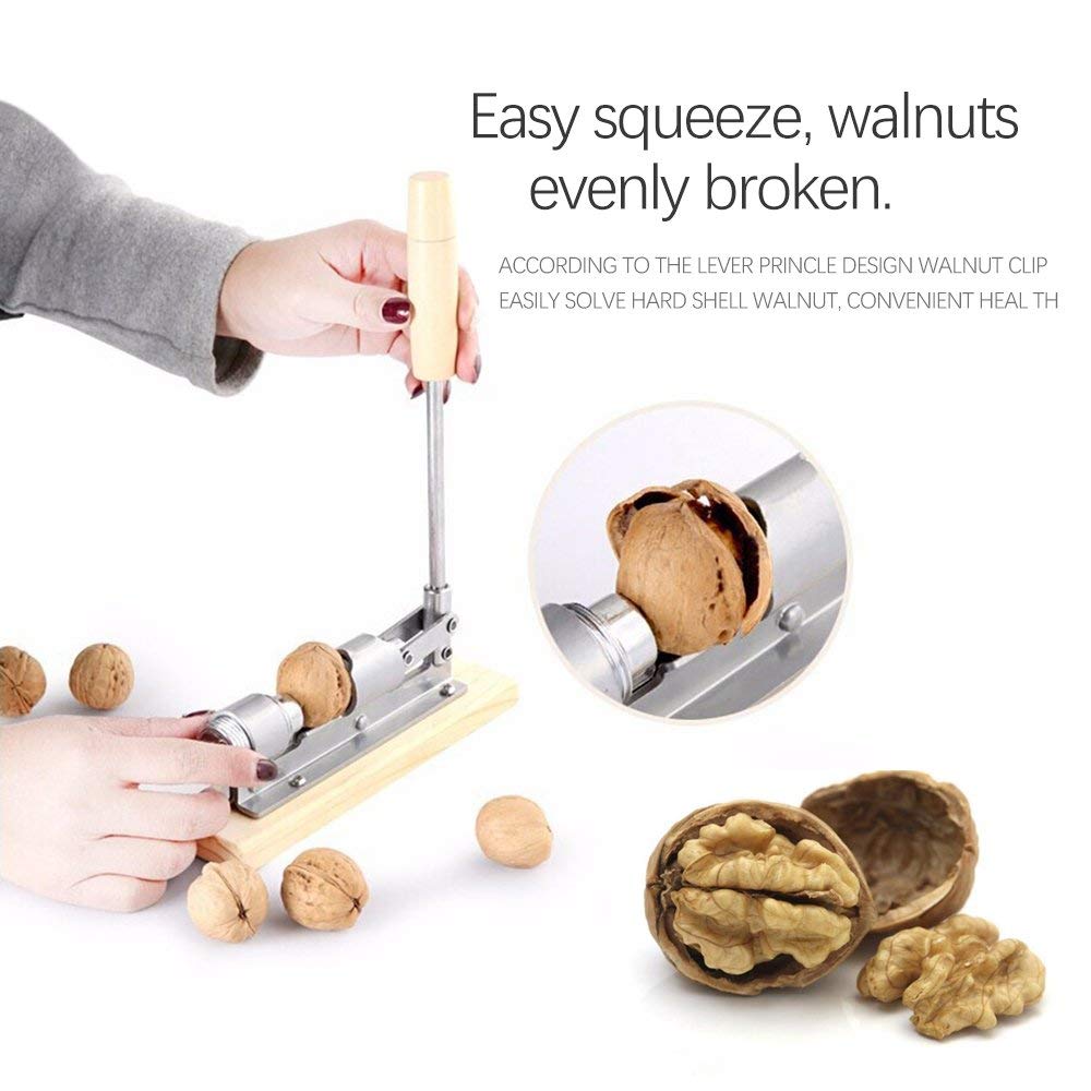 Nut Shell Cracker Kitchen Metal Nut Cracker Sheller Walnut Plier Walnut Opener Tool