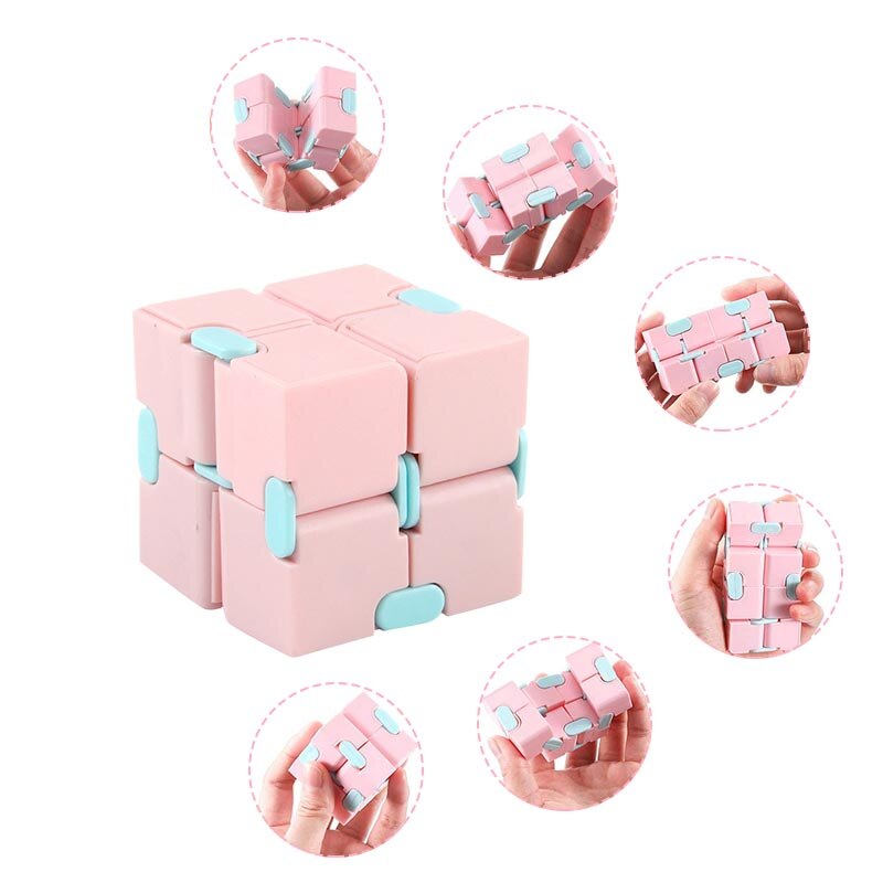 Flip Cube Tasche Puzzle Unbegrenzte Linderung von Stress Angst und Dekompression Schreibtisch Spielzeug Unendlichkeit Cube Figet Spielzeug Trending