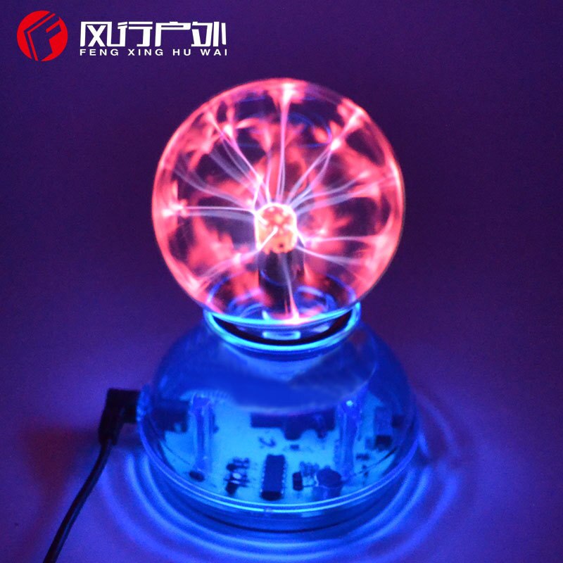 Voice Controlled USB Negative Ion Electrostatic Magic Ball Touch Induction Magic Lamp Lightning Glow Ball Electric Light Ball