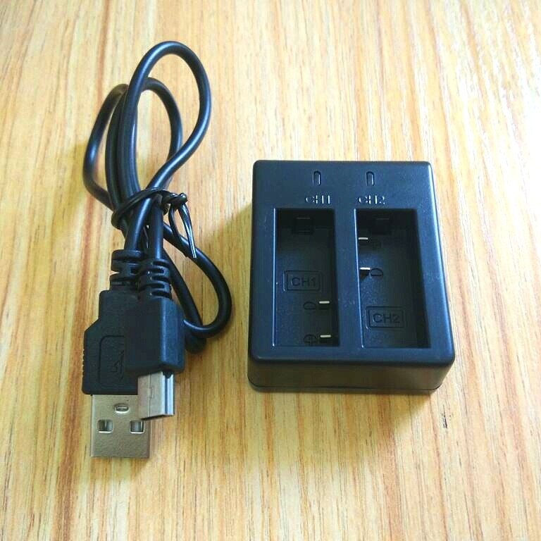 Original 1350mAh Battery With Charger Dual Charger For SOOCOO C30 SJCAM SJ4000 Air/Wifi/SJ5000X EKEN H9R Akaso V50 Action Camera