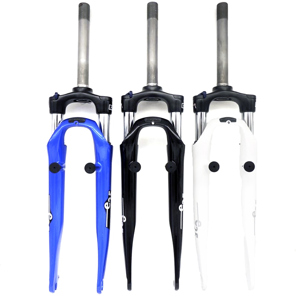 700C MTB V Brake Suspension front Fork Aluminum Alloy suspension fork air damping front fork Oil Spring Front Fork Disc Brake