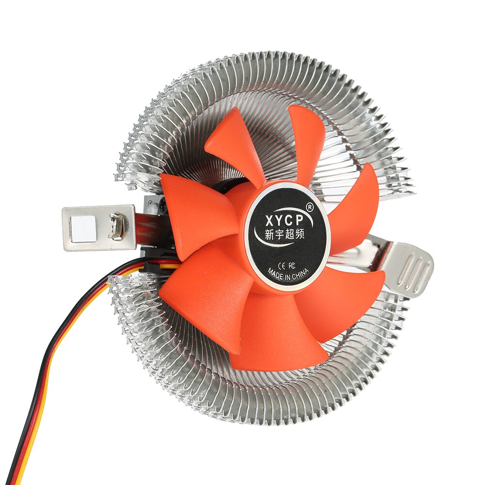 CPU Cooler Fan Heatsink Cooling Fan Air PC CPU Cooling Radiator 3 Pin for LGA775 1155 AM2 AM3 754