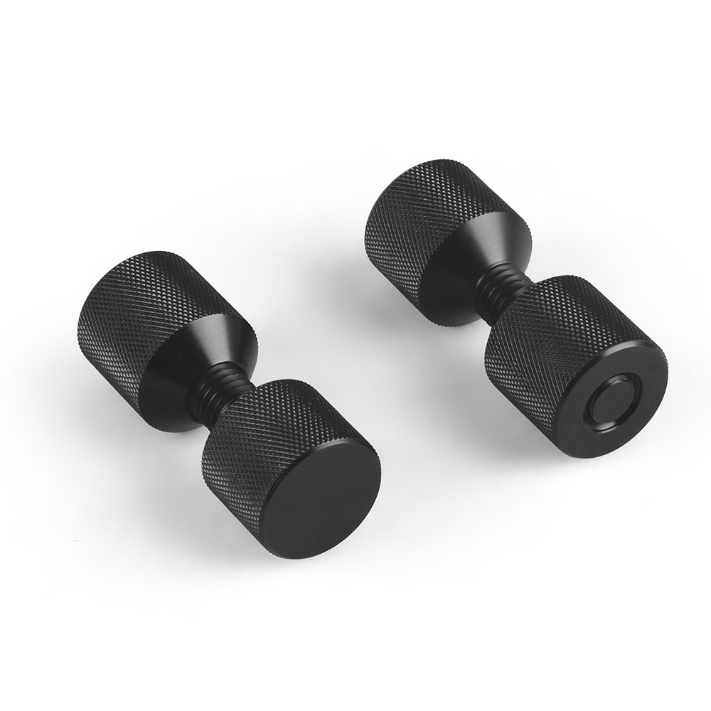 2 Pcs 1‑1/8in Two Hole Pins Set Flange Alignment Pin Set Threaded 2 Hole Flange Alignment Pin Pipefitter Tools: Brown