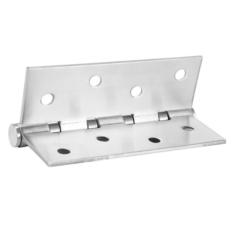 2pcs Stainless Steel Hinges Ball Bearing Door Hinges Non-Removable Pin Room Wood Door Hinges Silver Hinges