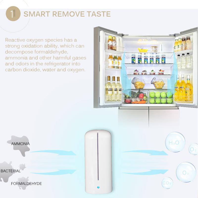 Huishouden Keuken Koelkast Actieve Kool Smart Ontgeuringseffect Luchtreiniger Luchtverfrisser Koelkast Deodoran Veilig Sterilisatie