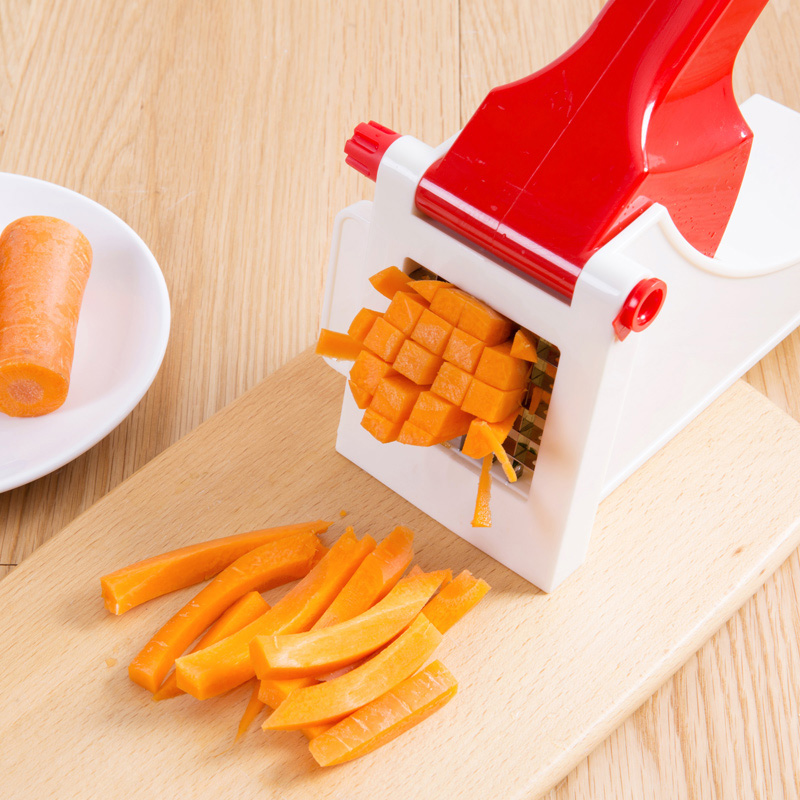 Máquina para hacer patatas fritas, cortador de patatas fritas de acero inoxidable, cortador de patatas fritas, máquina de corte Manual, utensilios de cocina