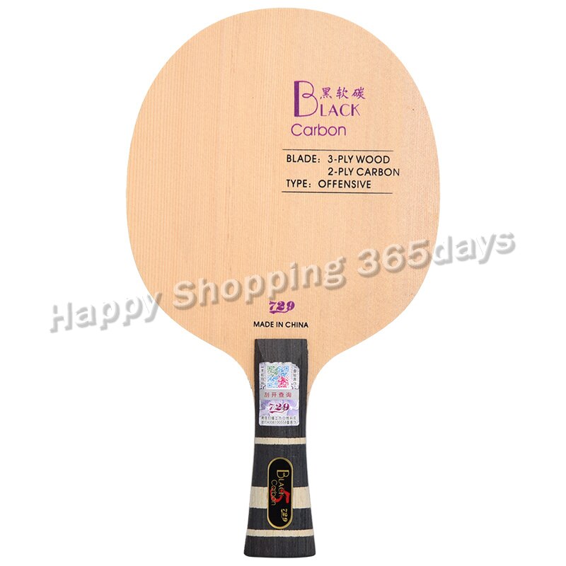 729 Black Blue Yellow ALC Carbon Table Tennis Blade Offensive Ping Pong Paddle Racket Bat