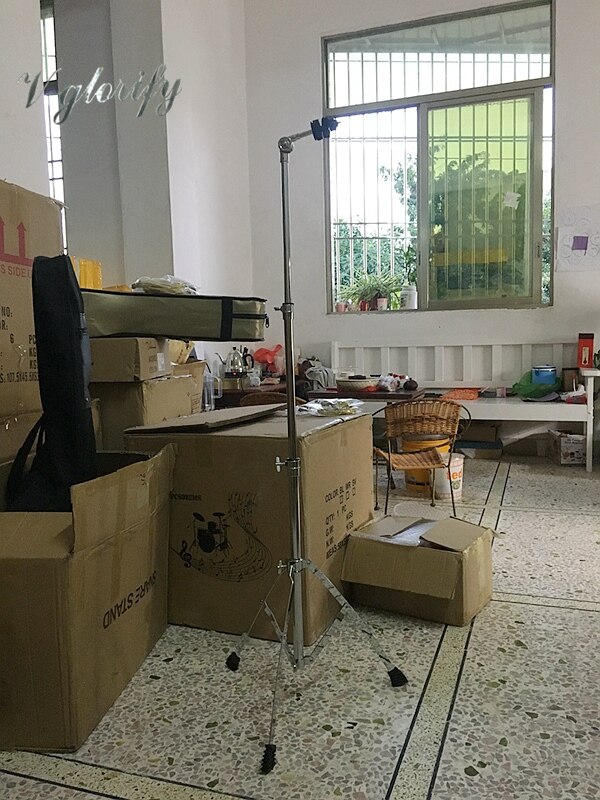 Support de support de triangle-tambour toute la taille cymbale pour la percussion de jeu de batterie