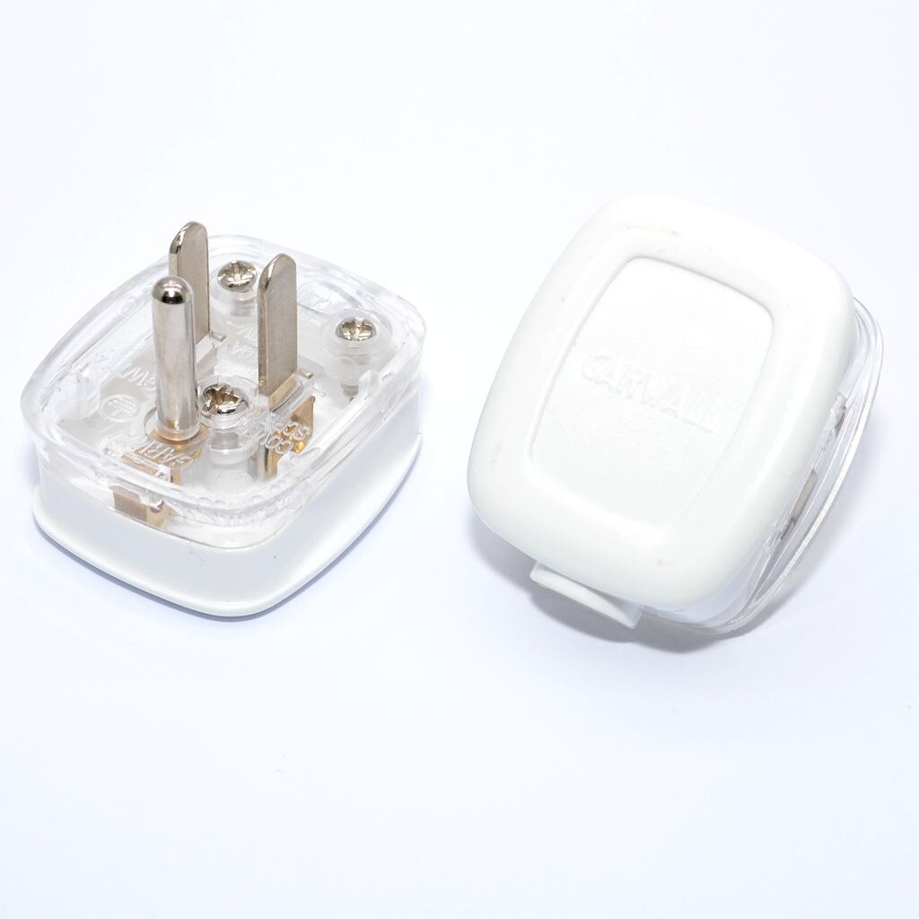 3 Pins US Plug Male Socket Electrical Wire Connect AC Power Adapter Detachable 10Amp 250V