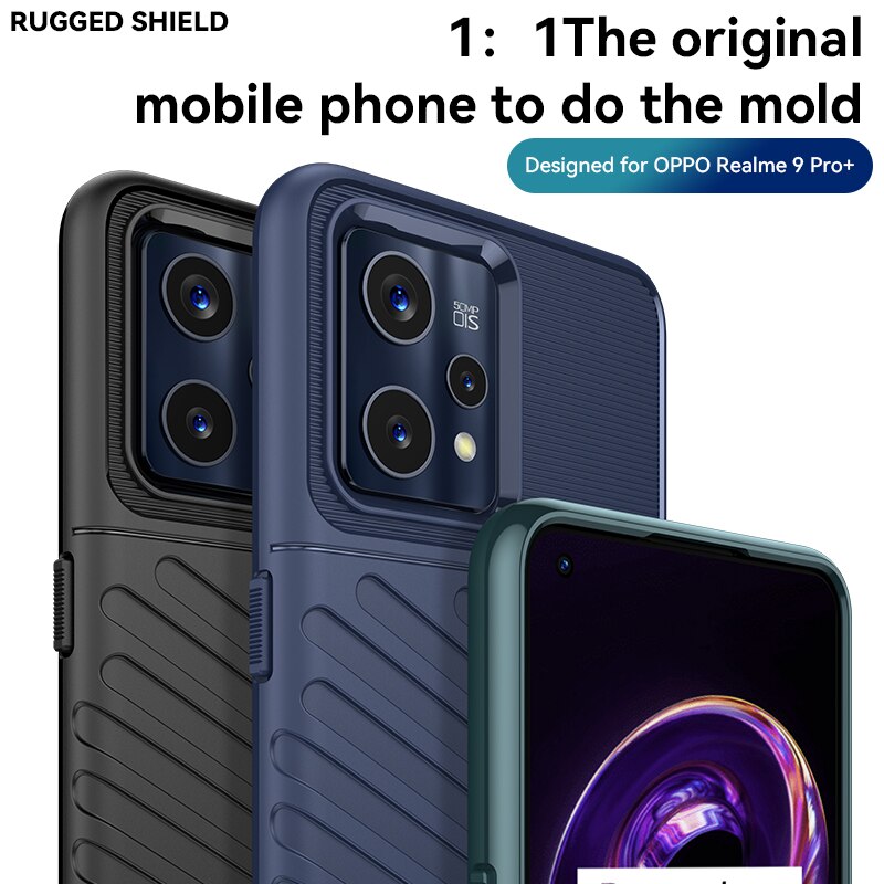 Voor Realme 9 Pro Plus Case Rubber Silicone Matte Zachte Beschermende Armor Case Voor Realme 9 Pro Plus Cover Voor realme 9i 9 Pro Case