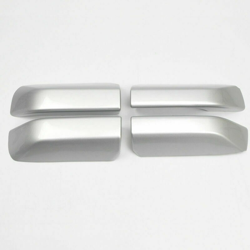 4X Silver Roof Rack Bar Rail End Cover Shell Cap for Toyota 4 Runner