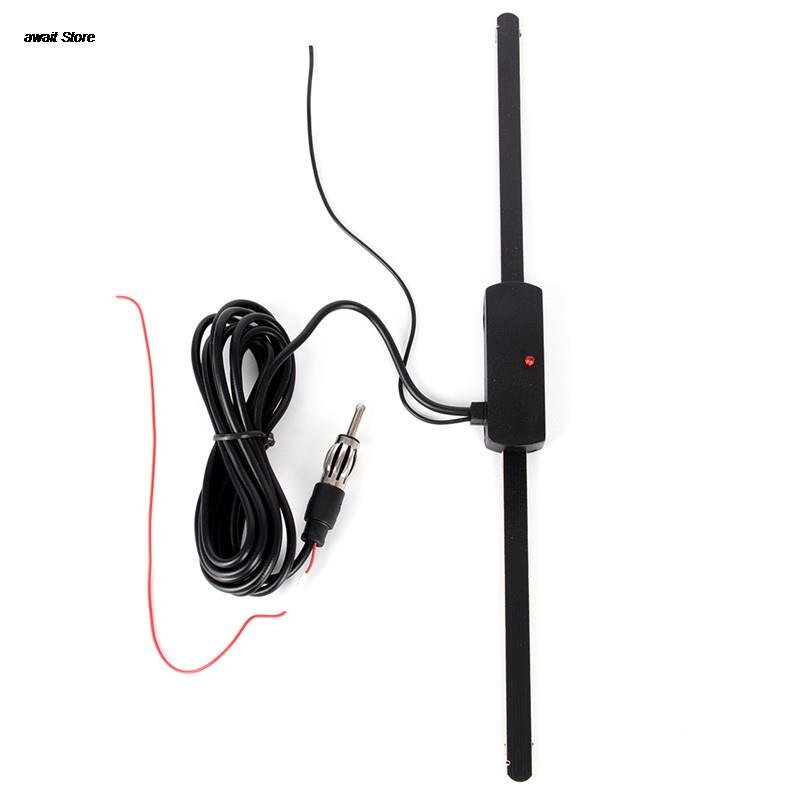 Car Stereo Fm Radio Antenna Windshield Antenna Adhesive Patch Antenna For Vehicle Car Truck Stereo Receiver Head Unit