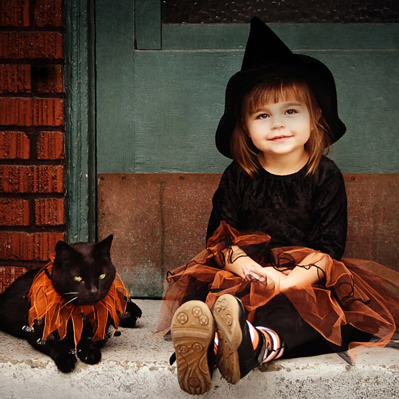 1pc halloween hekse hat strikket uld bomuld blanding kvinder dame hat halloween fest hatte vinter festival fest forsyninger hue