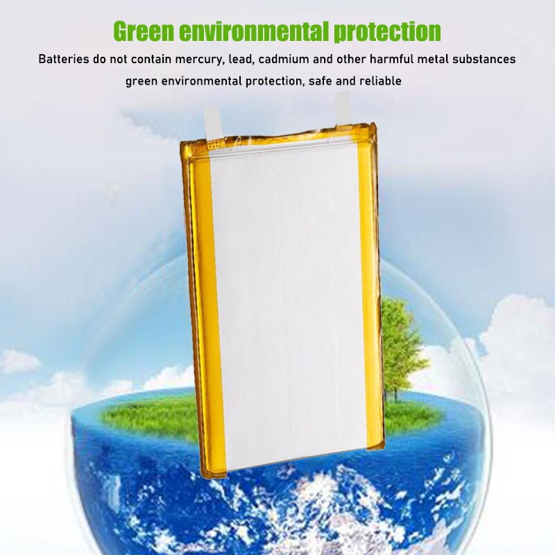 3.7v 5000 mah 6060100 polymer litium lipo uppladdningsbart batteri för gps psp dvd pad färdskrivare power bank högtalarlampa